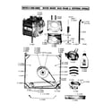 Maytag LA806 motor mount diagram