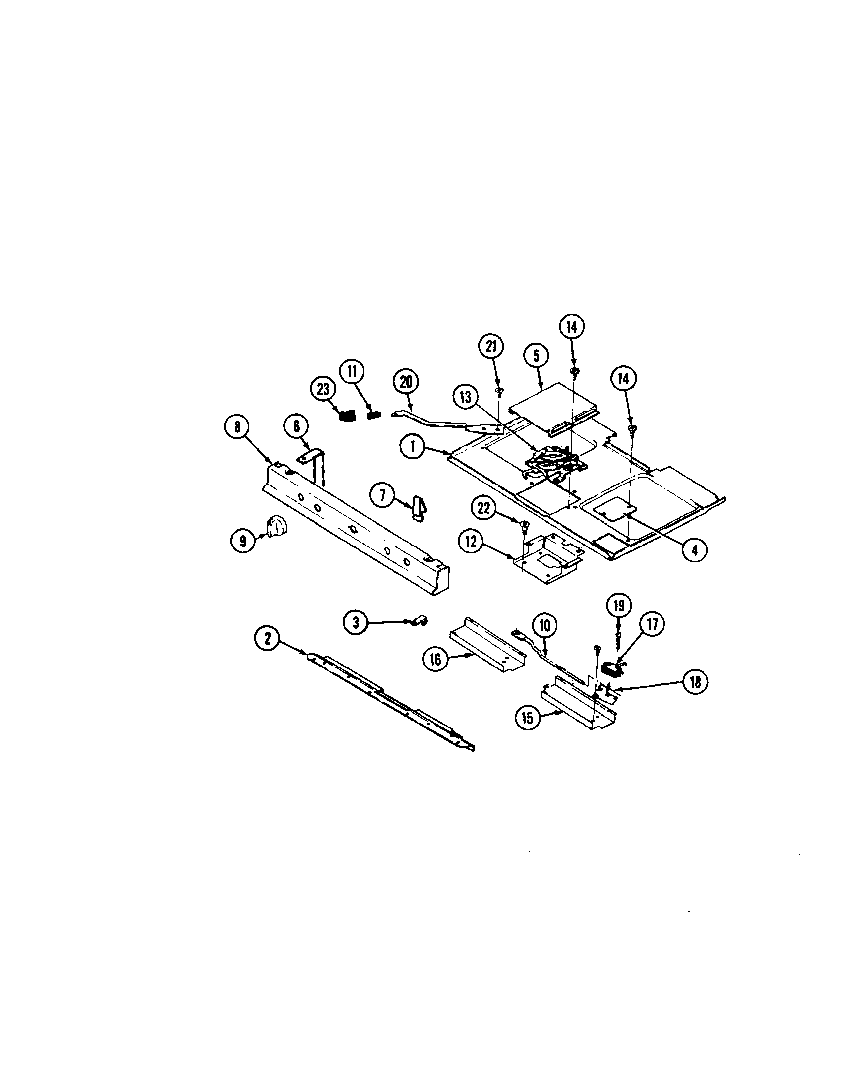 Hardwick CPM9841W689DG internal controls diagram