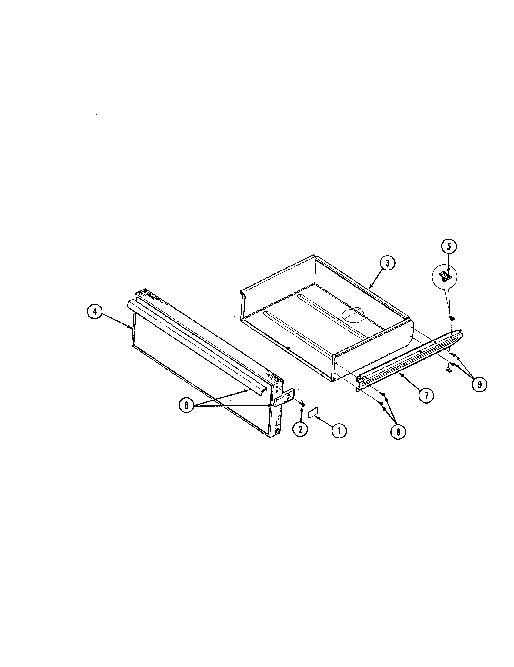 Hardwick CPM9841W689DG access-drawer diagram