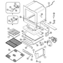 Jenn-Air JGR8850ADB oven/base diagram