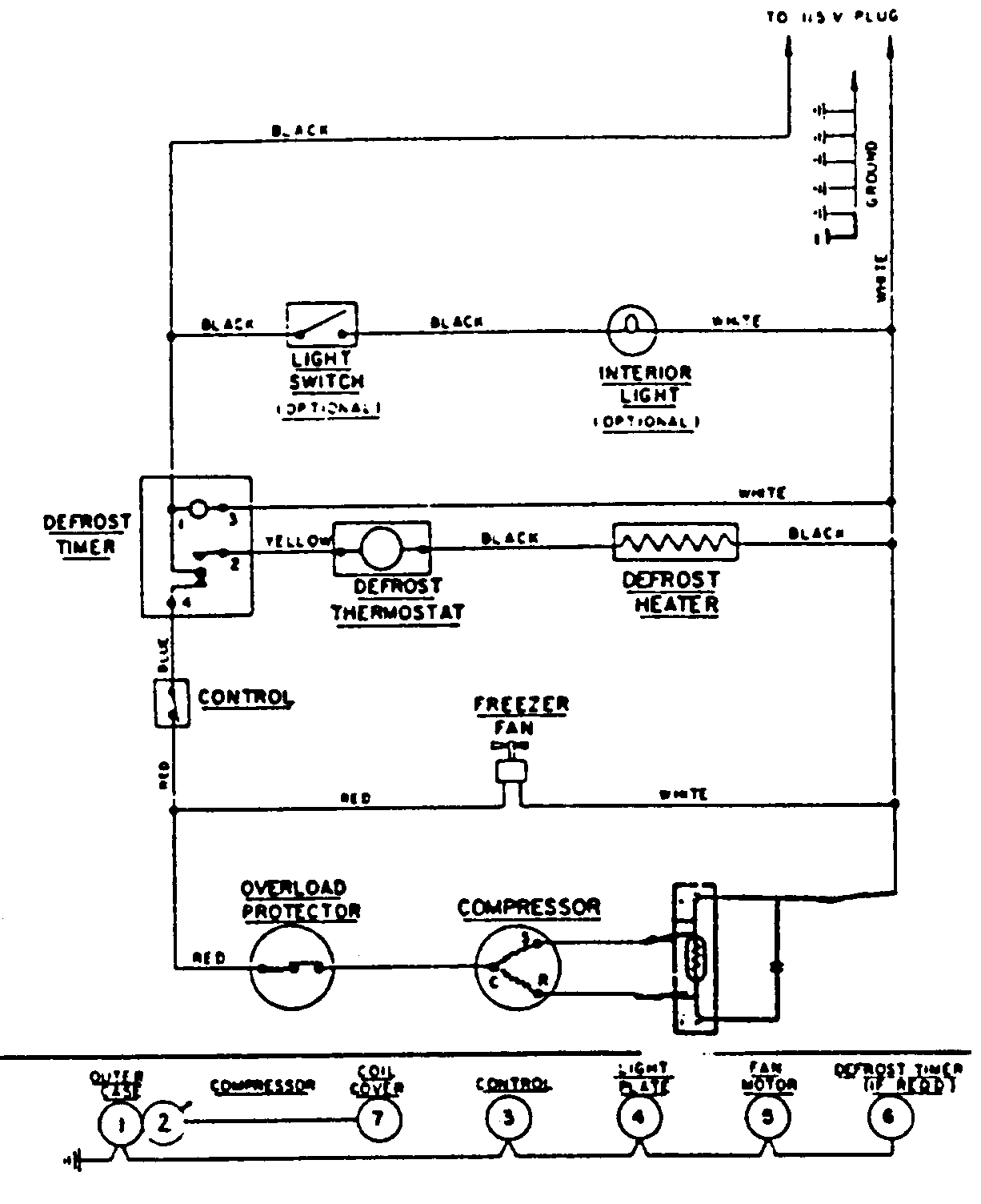 Maytag CFU2046ARW wiring information diagram