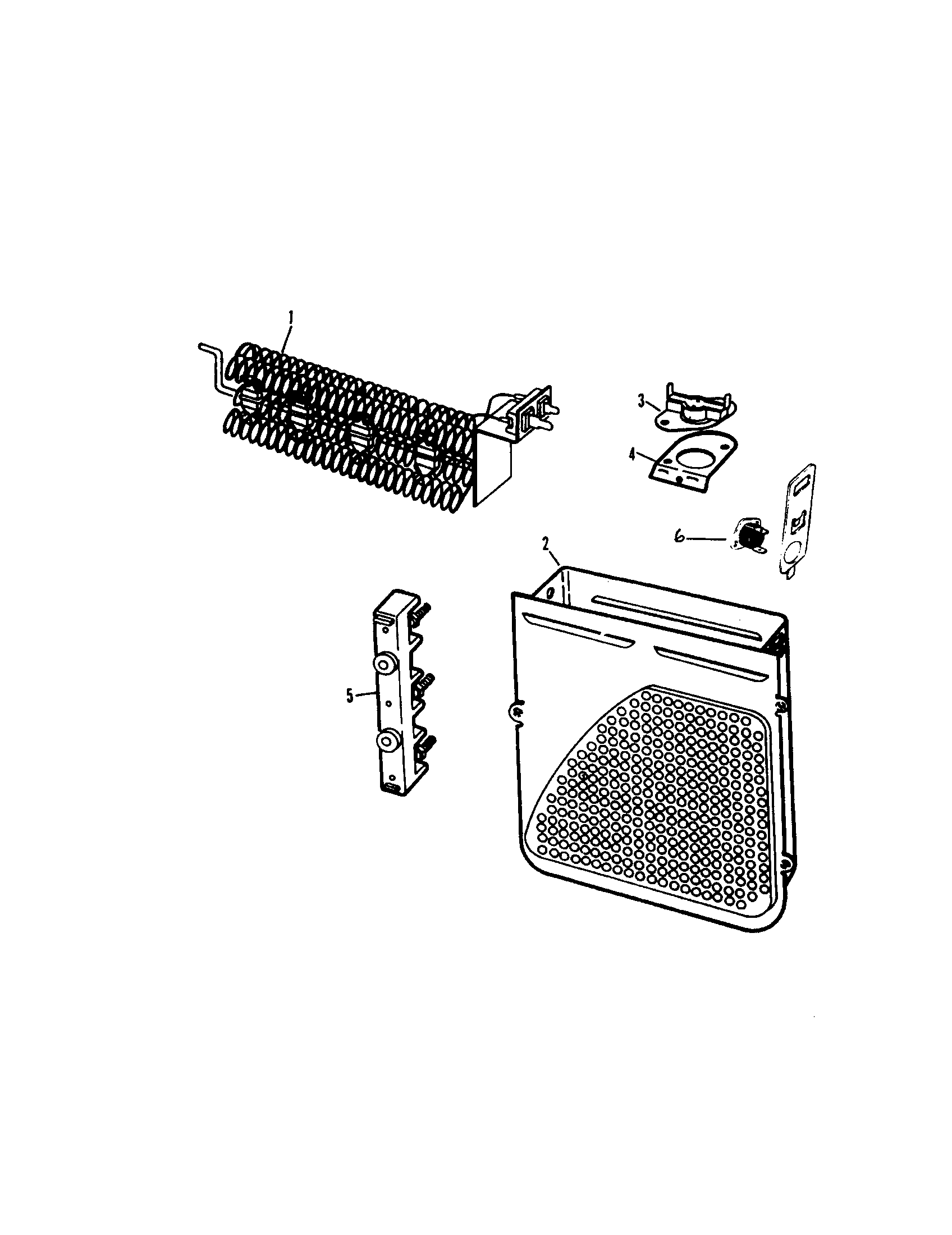 Magic Chef YE20FA5 heater diagram