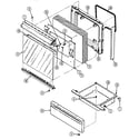 Magic Chef 3442SRW door/drawer (3442sr*) diagram