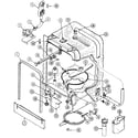 Maytag GDU20J-CN tub diagram