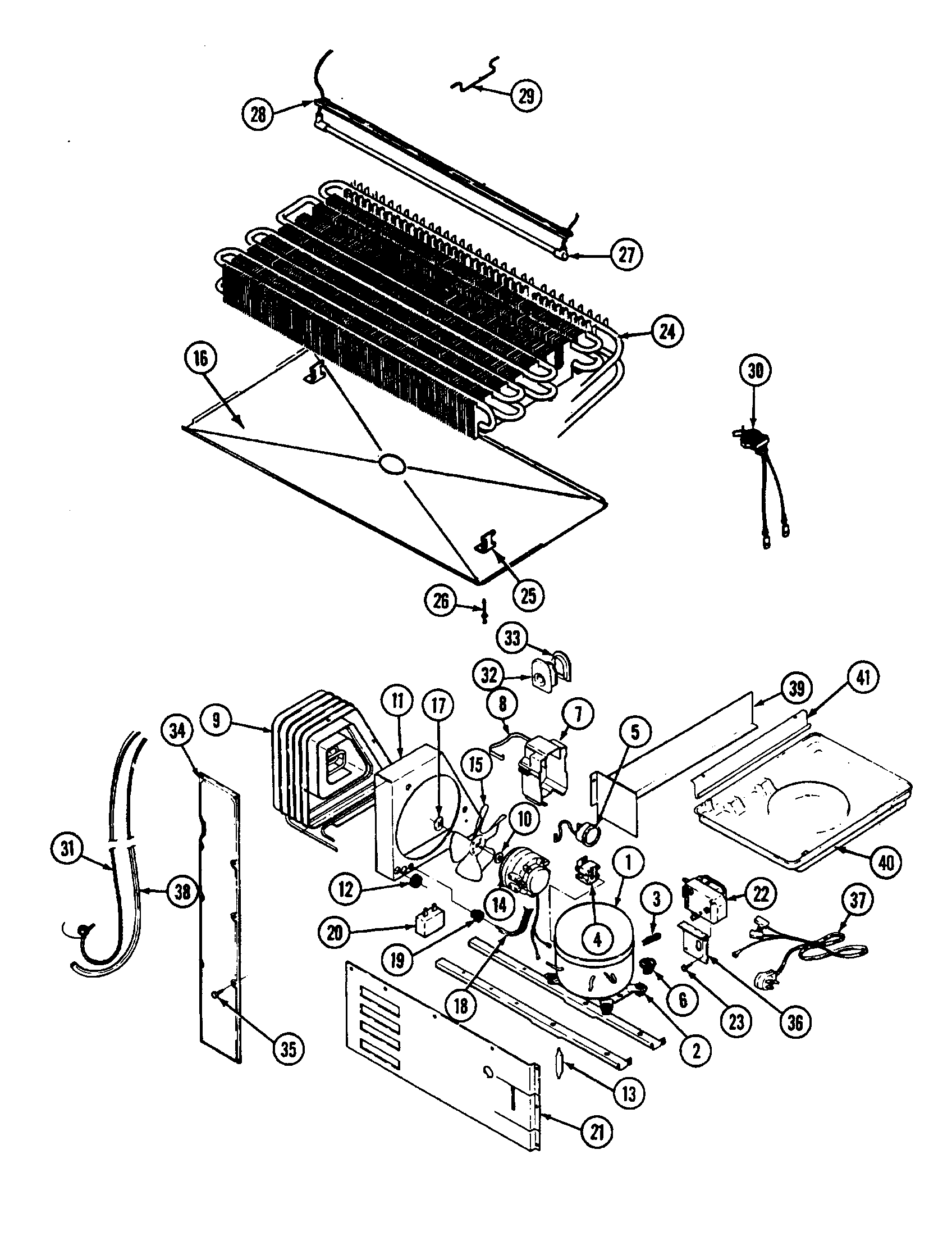 Maytag RTP1700CAE-DH32A unit diagram