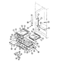Maytag RTP1700CAE-DH32A shelves diagram