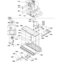Amana BX21TW-P1196512WW machine compartment assy diagram