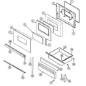 Magic Chef 3488VVA door/drawer (ser. pre. 15) diagram
