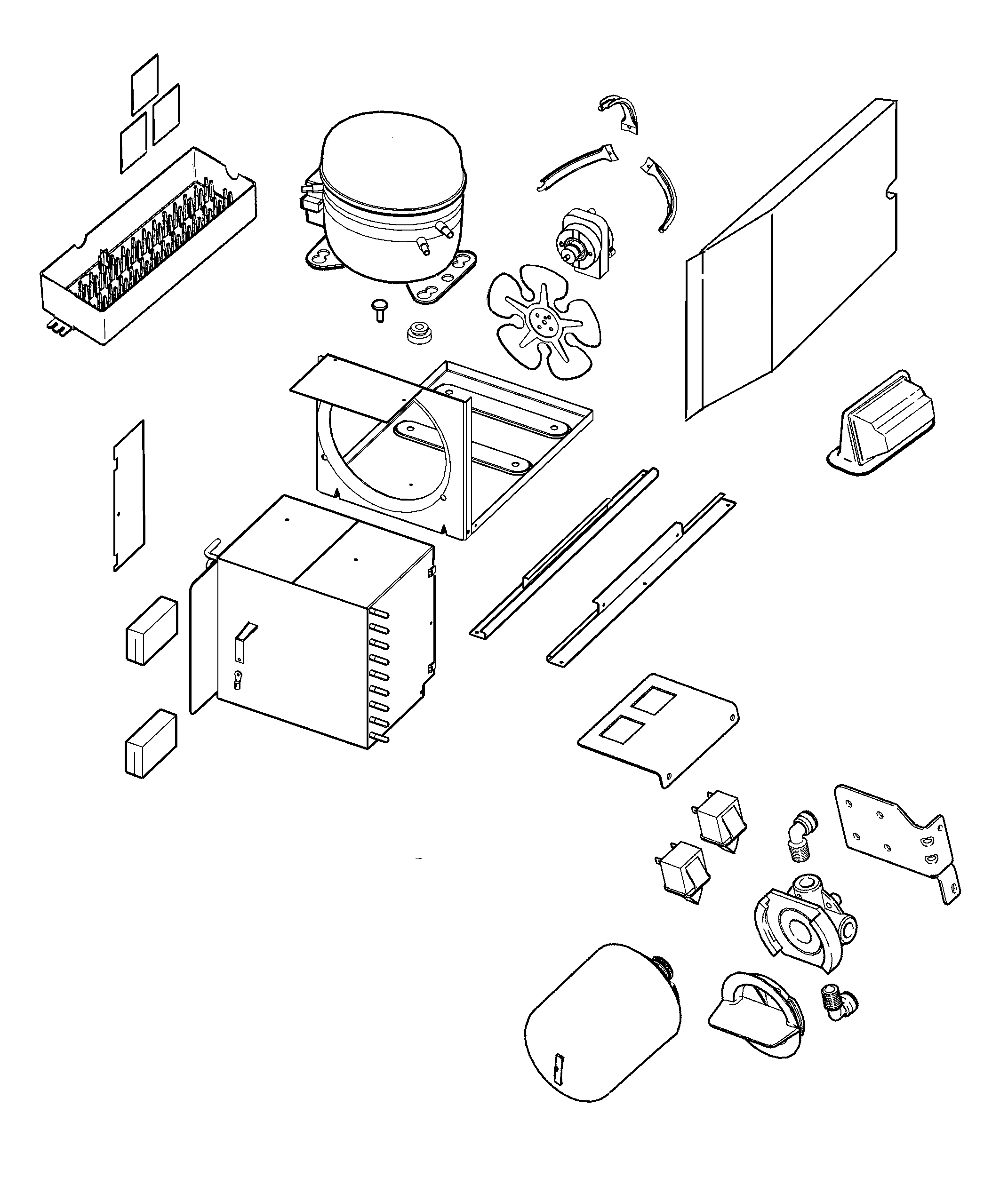 Jenn-Air JS42FWDWDA compressor diagram