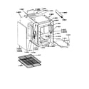 Maytag LCNP200 oven assembly diagram