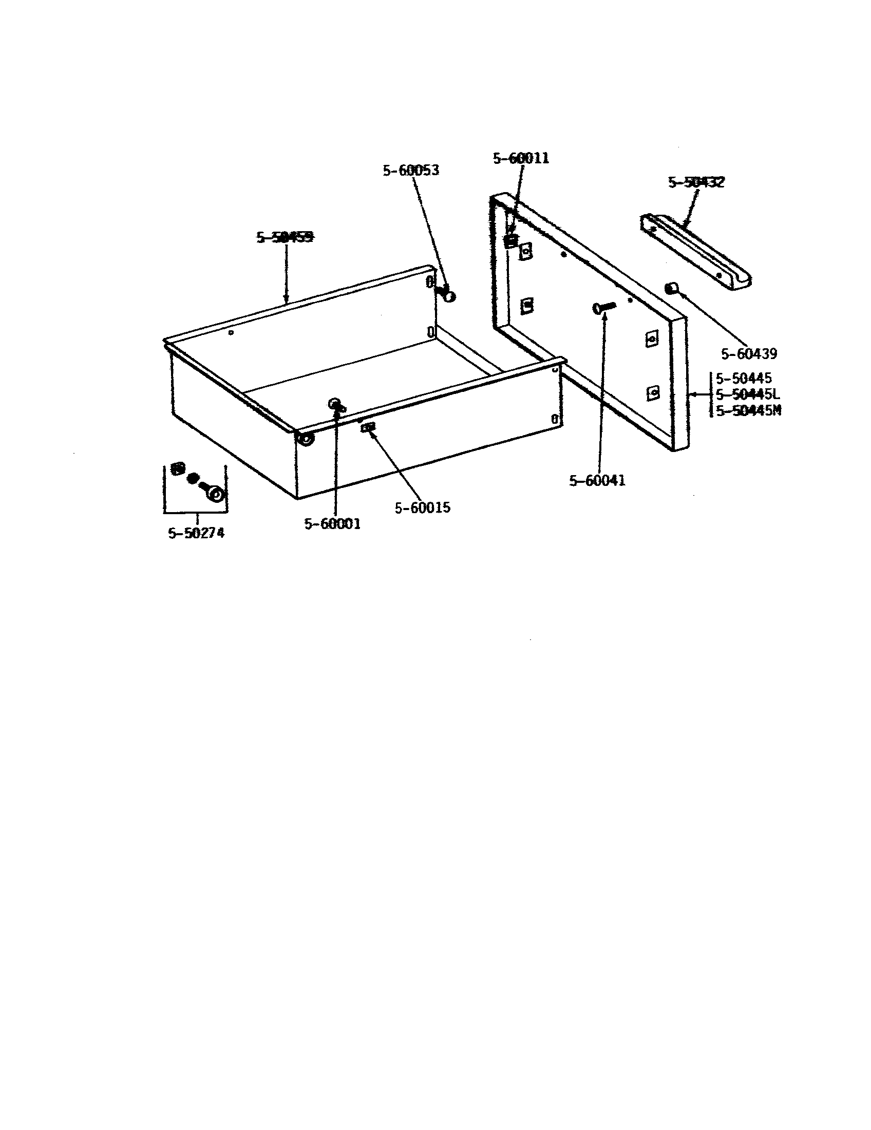 Maytag GCNE200 drawer assembly diagram