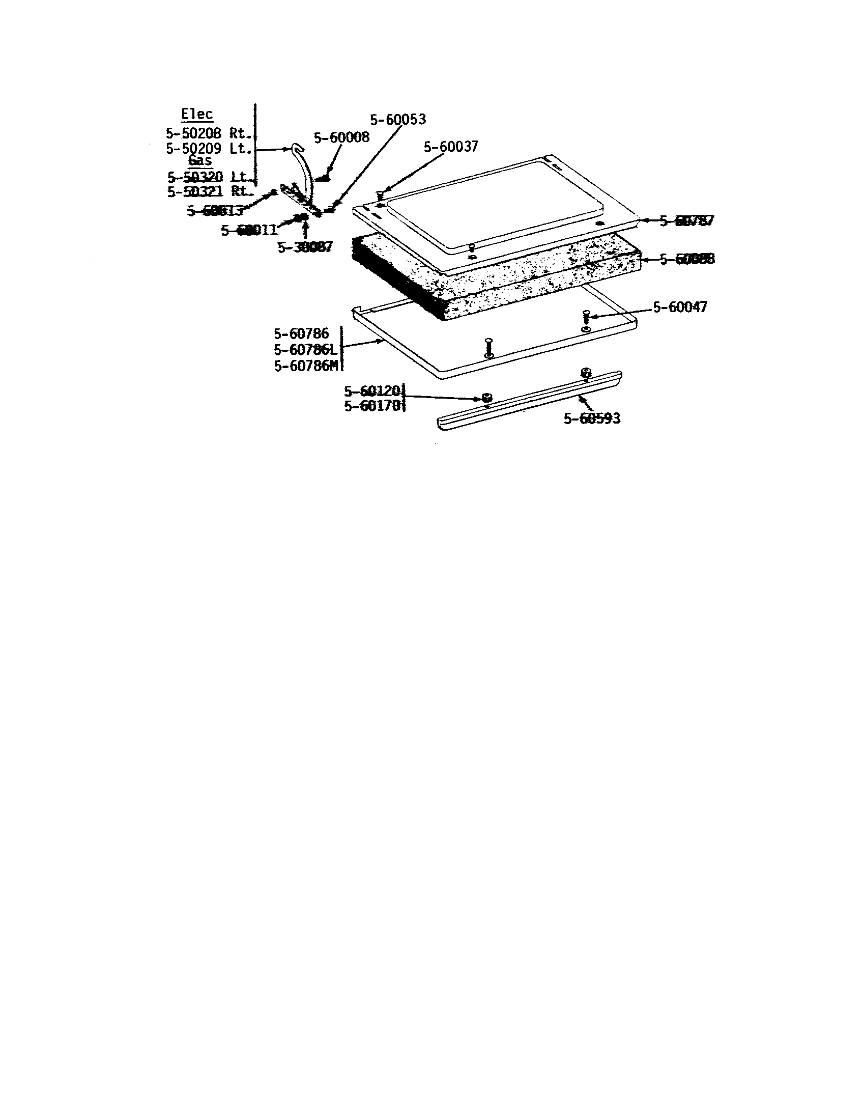 Maytag GCNE200 oven door assembly diagram