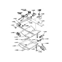 Maytag CRG800 burners, valves and controls diagram