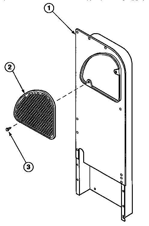 Amana LE8107W2-PLE8107W2 heater box assy replacement diagram