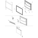 Kenmore 59662222200 freezer door diagram