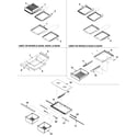 Kenmore 59662222200 refrigerator shelving diagram
