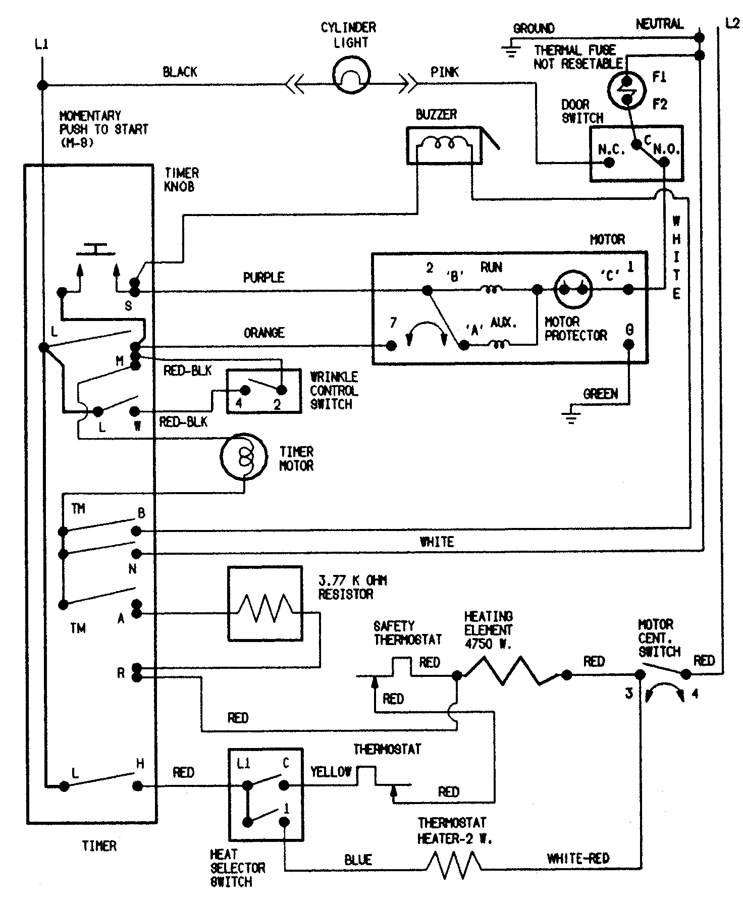 Crosley CDE8000AZW wiring information diagram