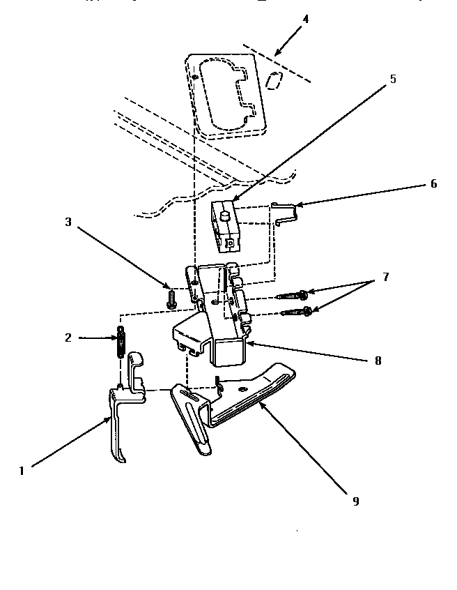 Amana LWM423L-P1176404WL out-of-balance switch diagram