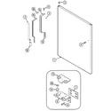 Maytag GT1727PACW fresh food outer door diagram