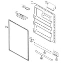 Maytag GT1727PACW fresh food inner door diagram