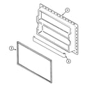 Maytag GT1727PACW freezer inner door diagram