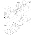 Amana AOCS3040E-P1132375NE oven assy/bottom insulation diagram