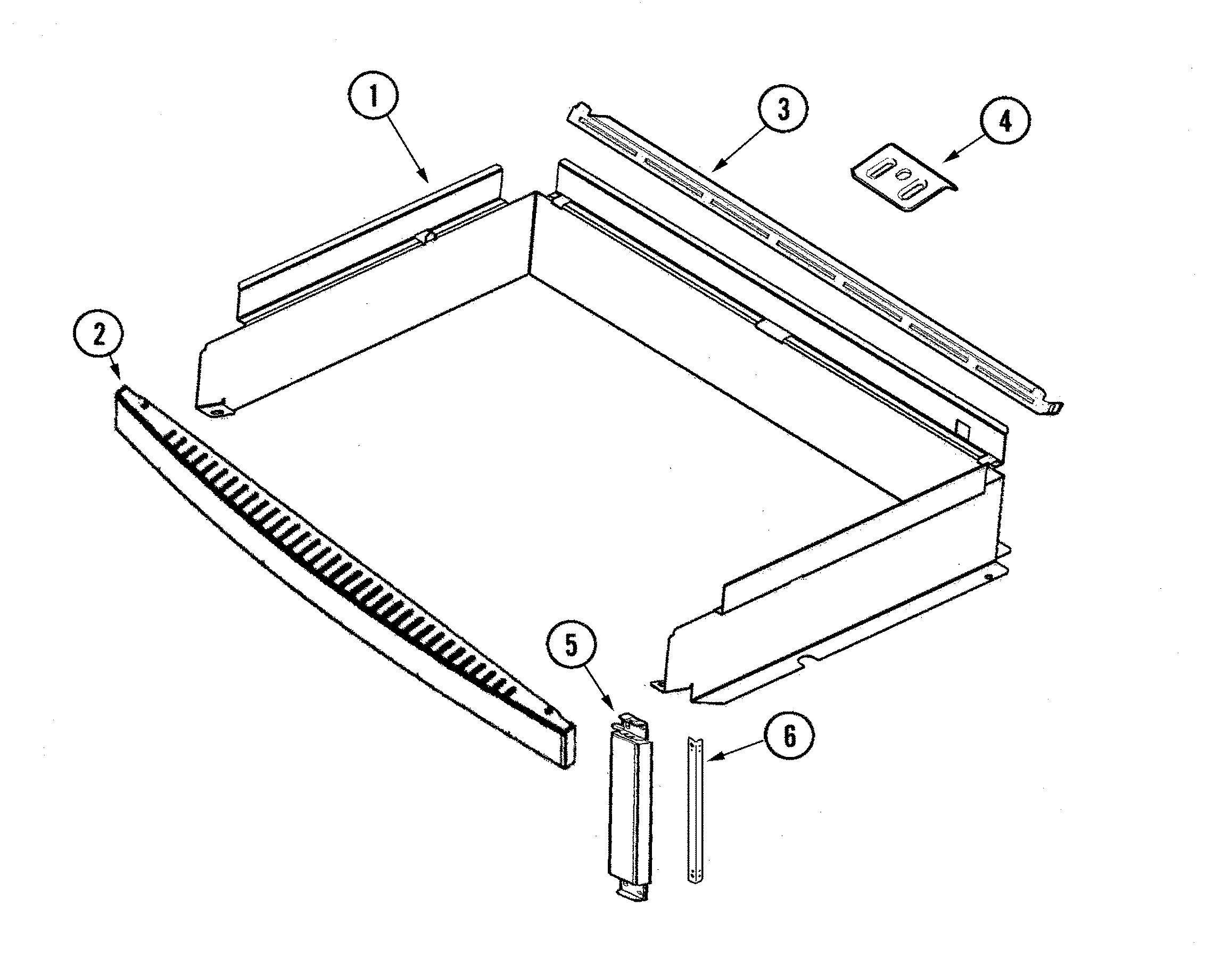 Jenn-Air JMW9527CAW microwave trim & attachments diagram