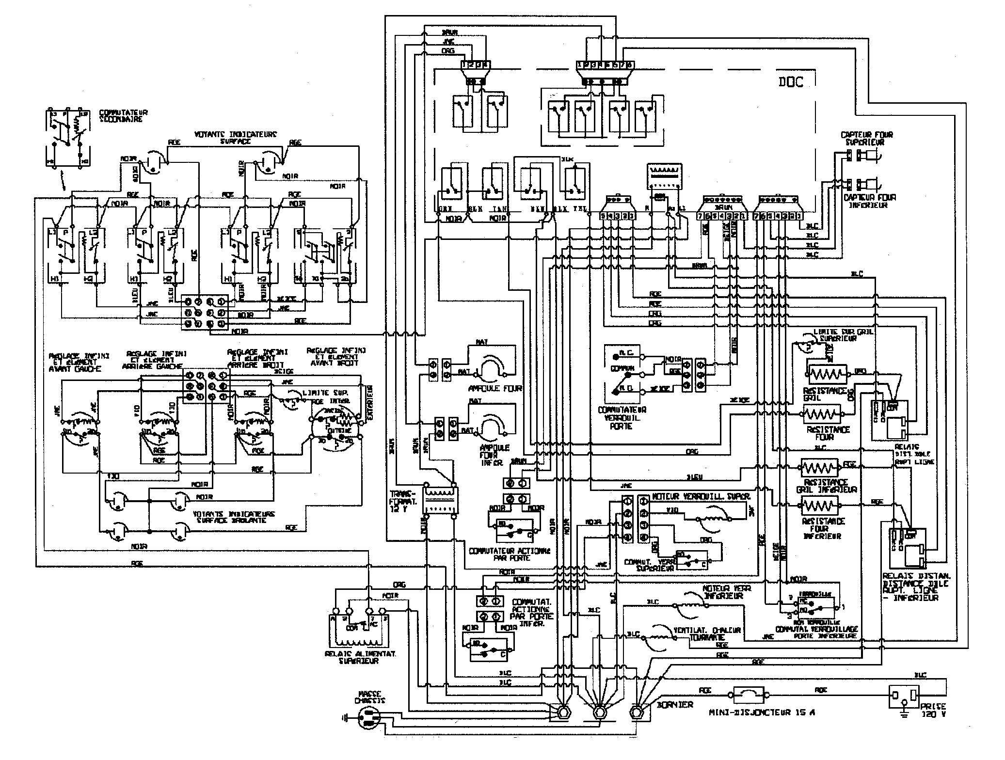 Maytag MER6770ACQ wiring information diagram