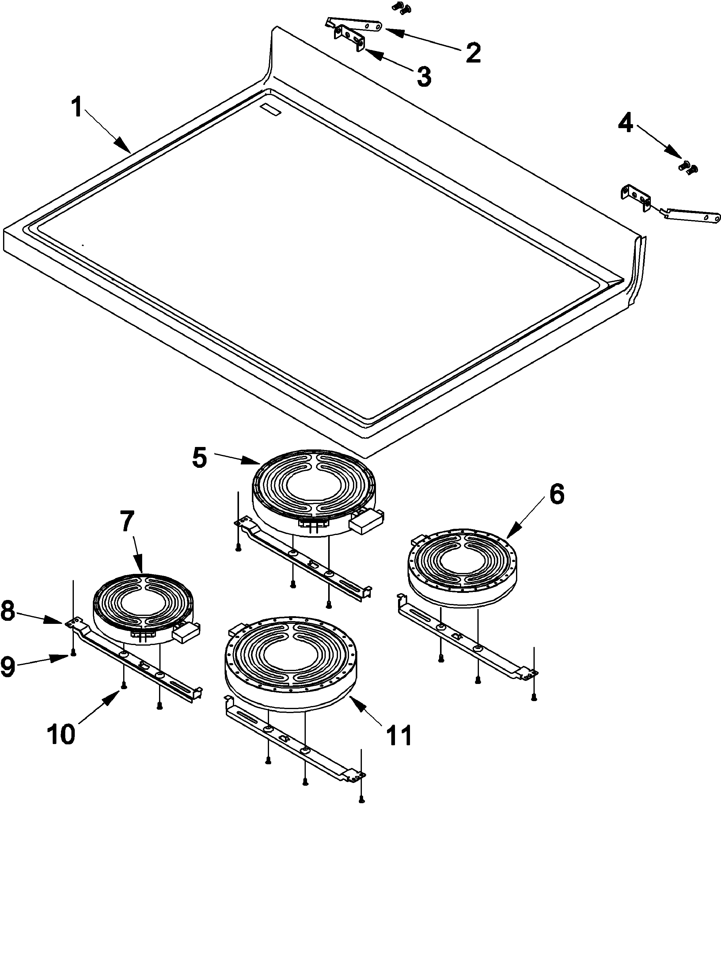 Amana ACF4205AK-PACF4205AK1 main top diagram