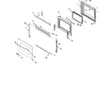 Amana ACF4205AK-PACF4205AK1 oven door diagram