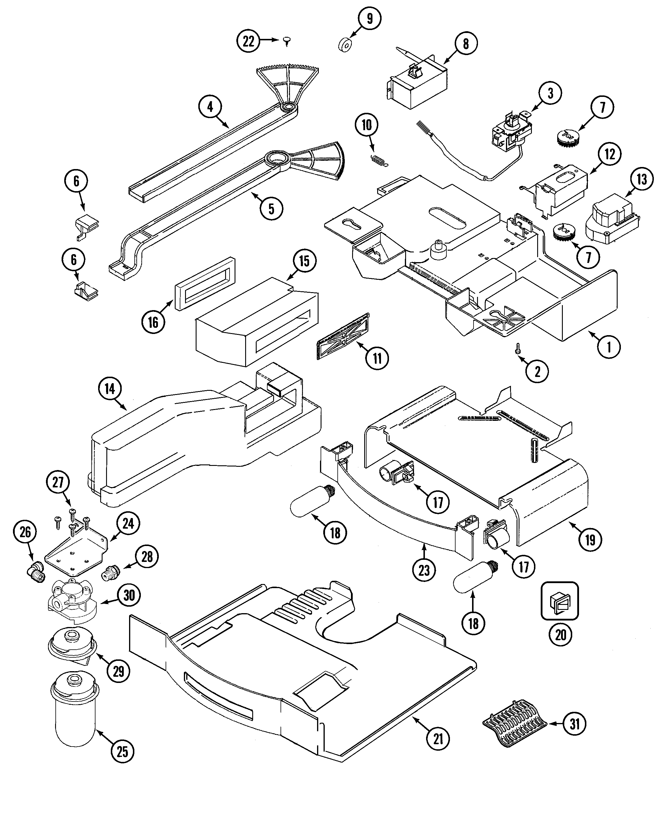 Maytag GS2327EADW controls diagram