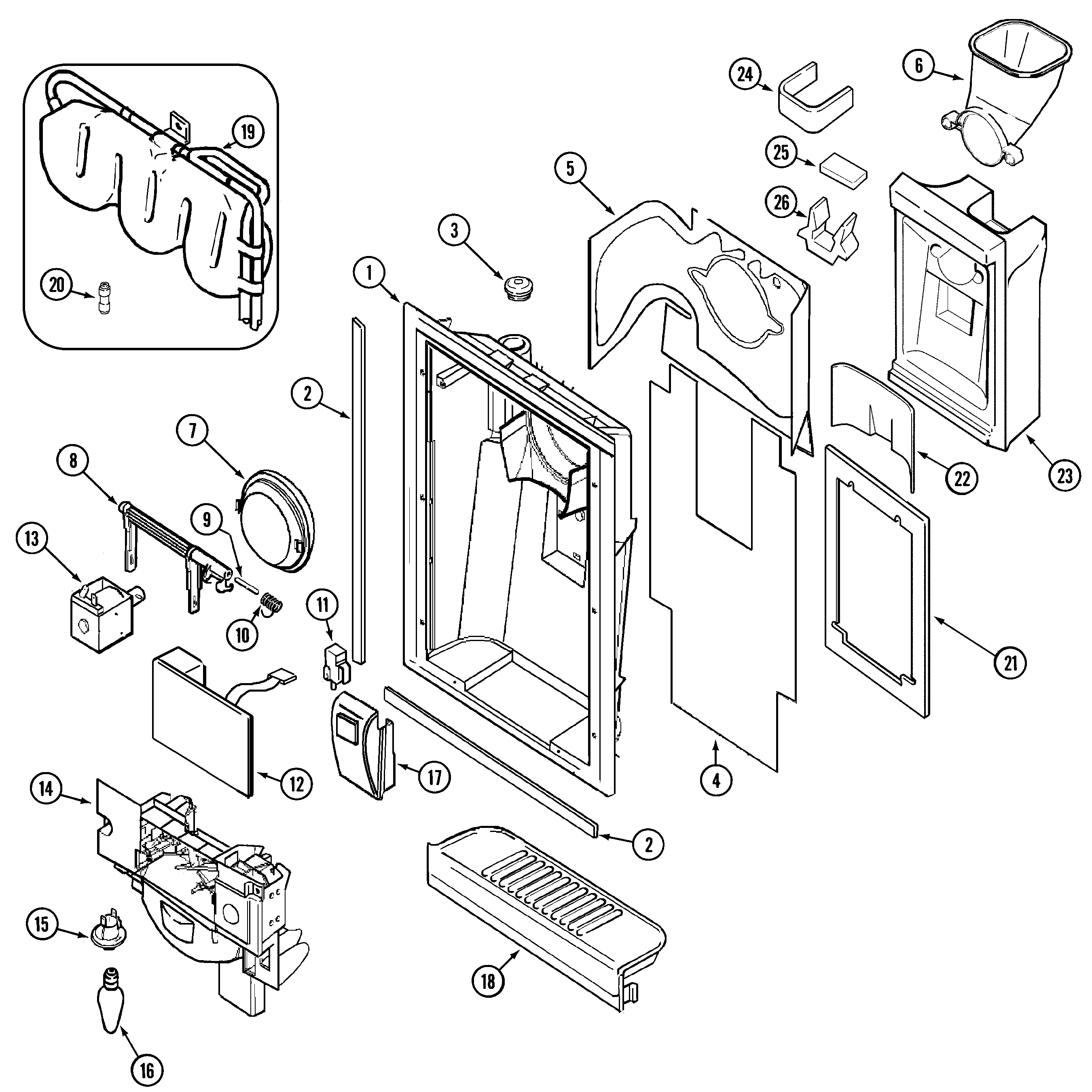 Hoover R226D011 fountain diagram