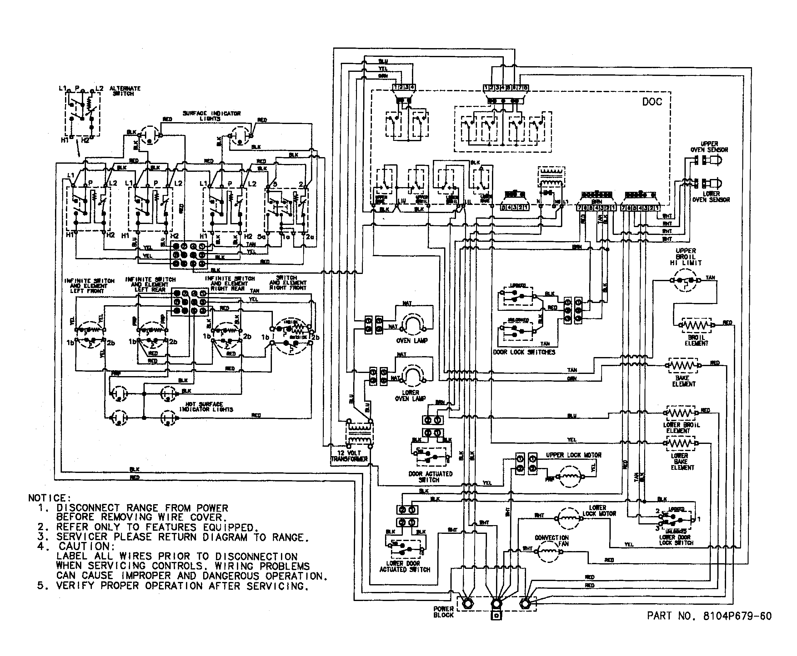 Maytag MER6771AAQ wiring information diagram