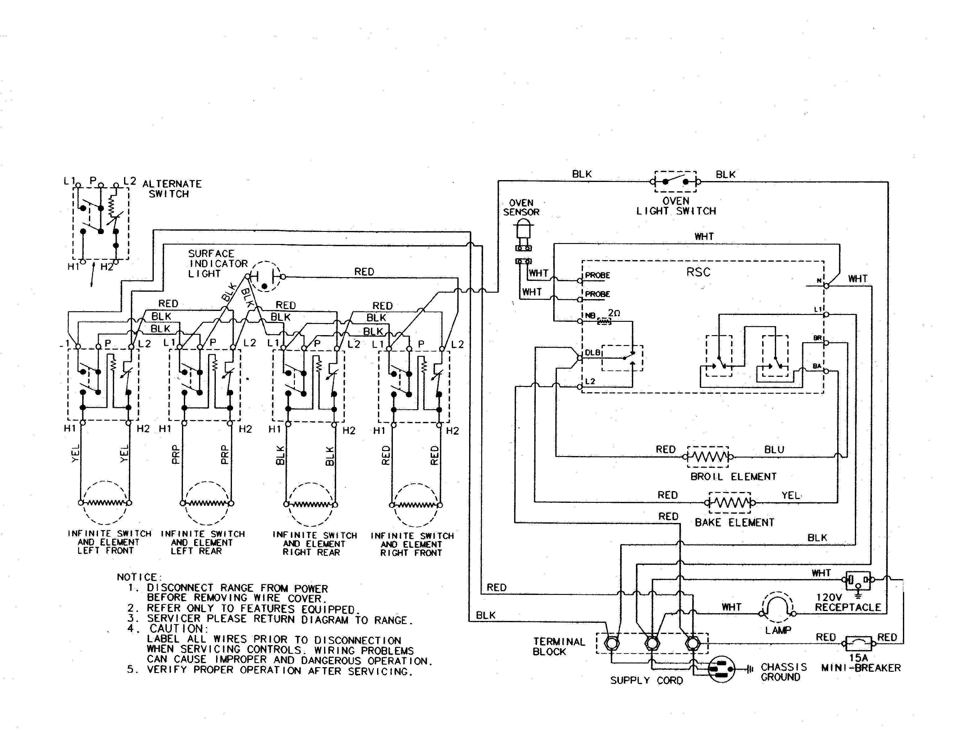 Maytag PER4310BCW wiring information diagram