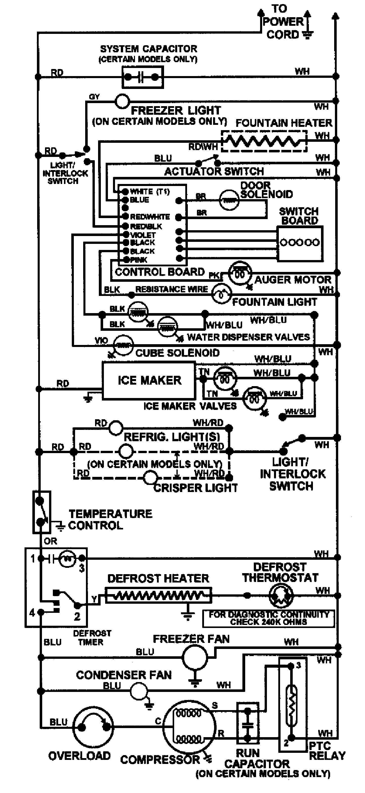 Maytag S60STRP wiring information diagram