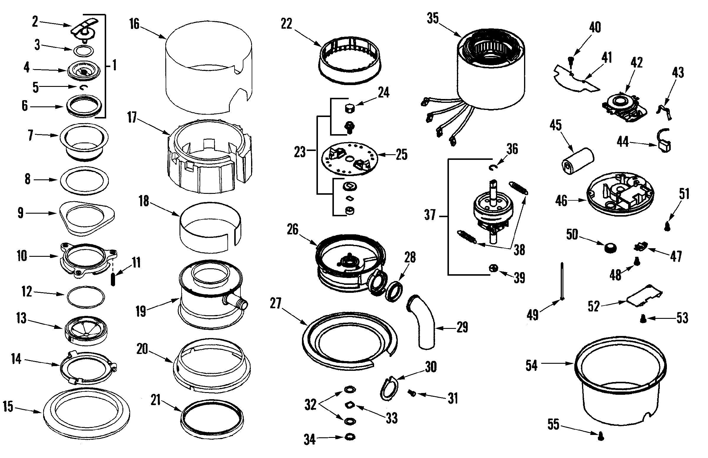 Maytag DFC7000AAX body (series 10) diagram