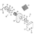 Kenmore 62942975790 blower assembly-plenum diagram