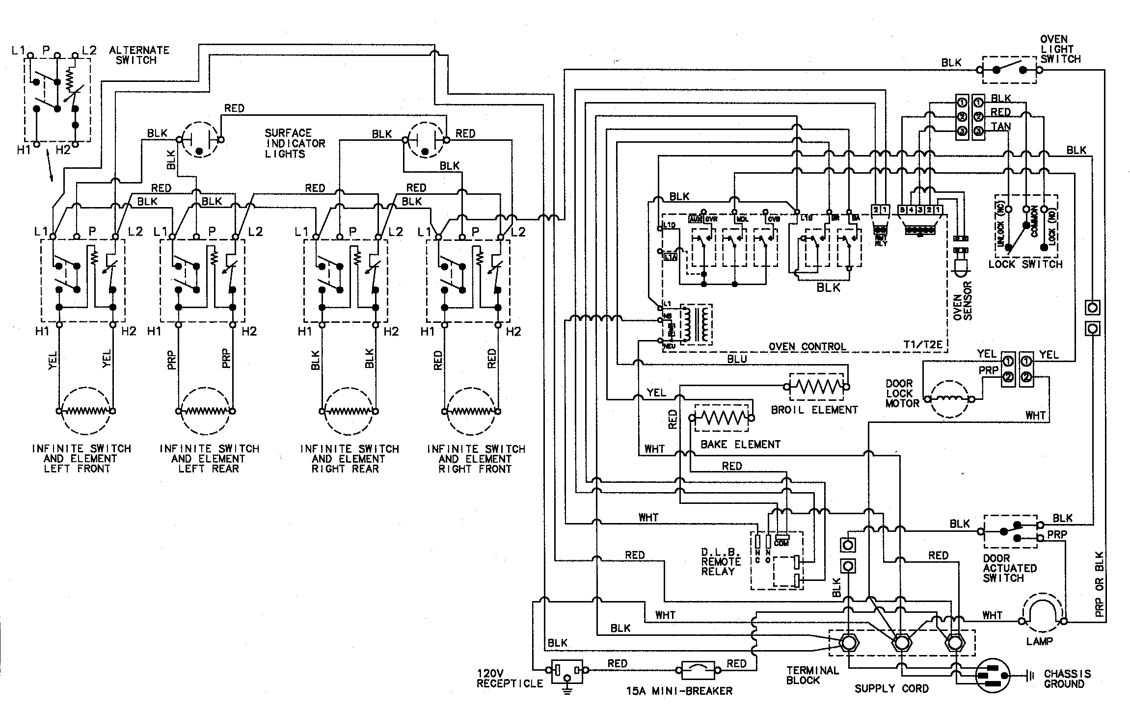 Maytag MER5570BCQ wiring information diagram