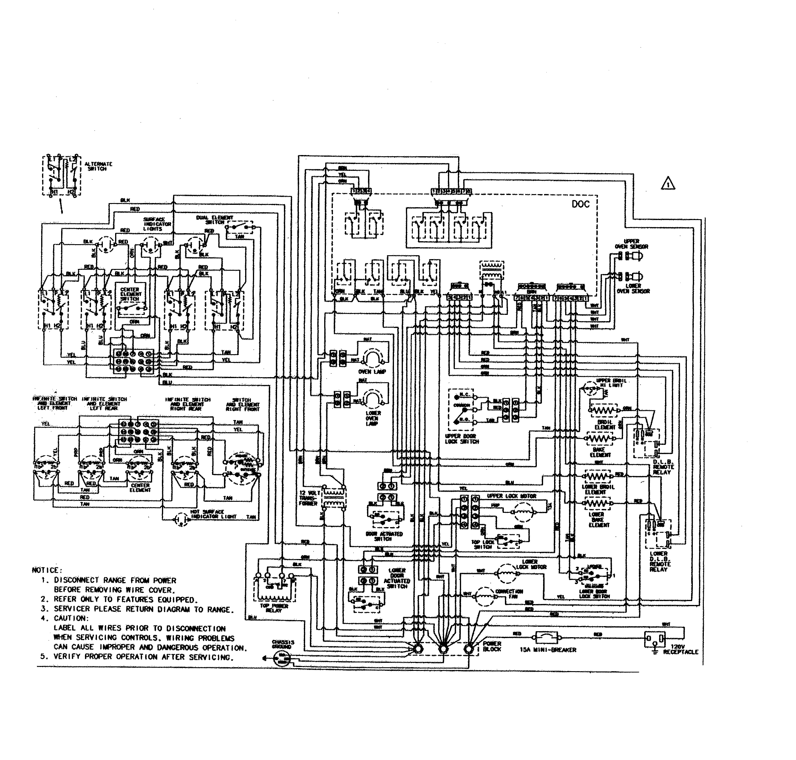 Maytag MER6772BCW wiring information diagram