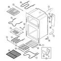 Maytag MER6772BCW oven diagram