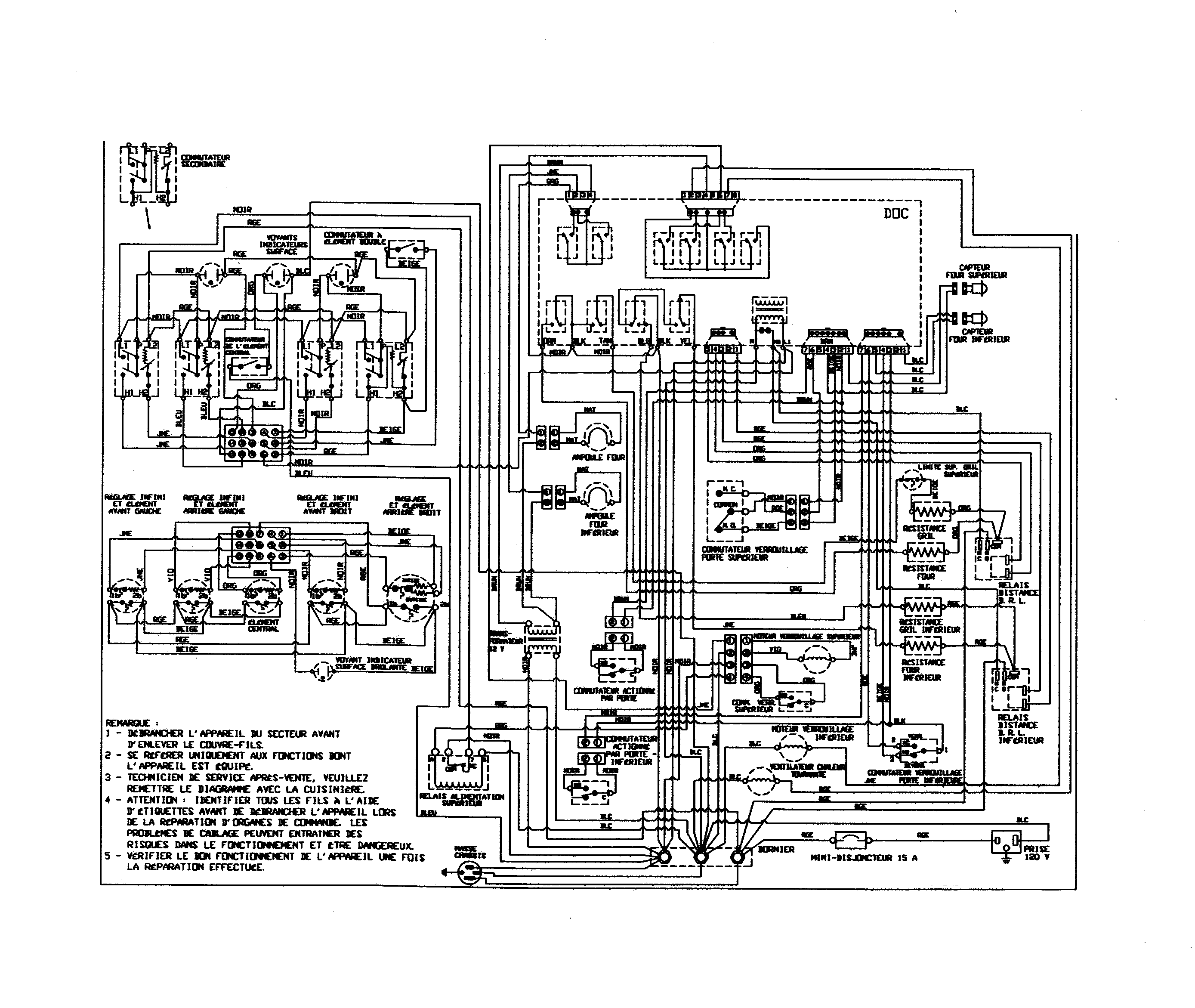 Maytag MER6872BCB wiring information (frch) diagram