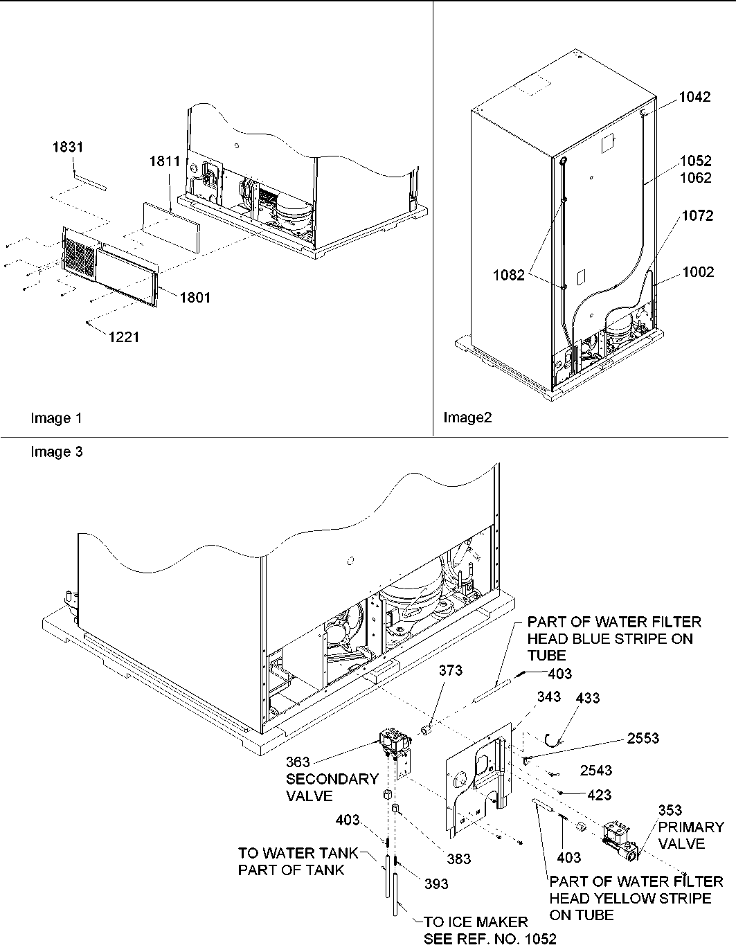 Amana ARS266RBC-PARS266RBC0 cabinet back diagram