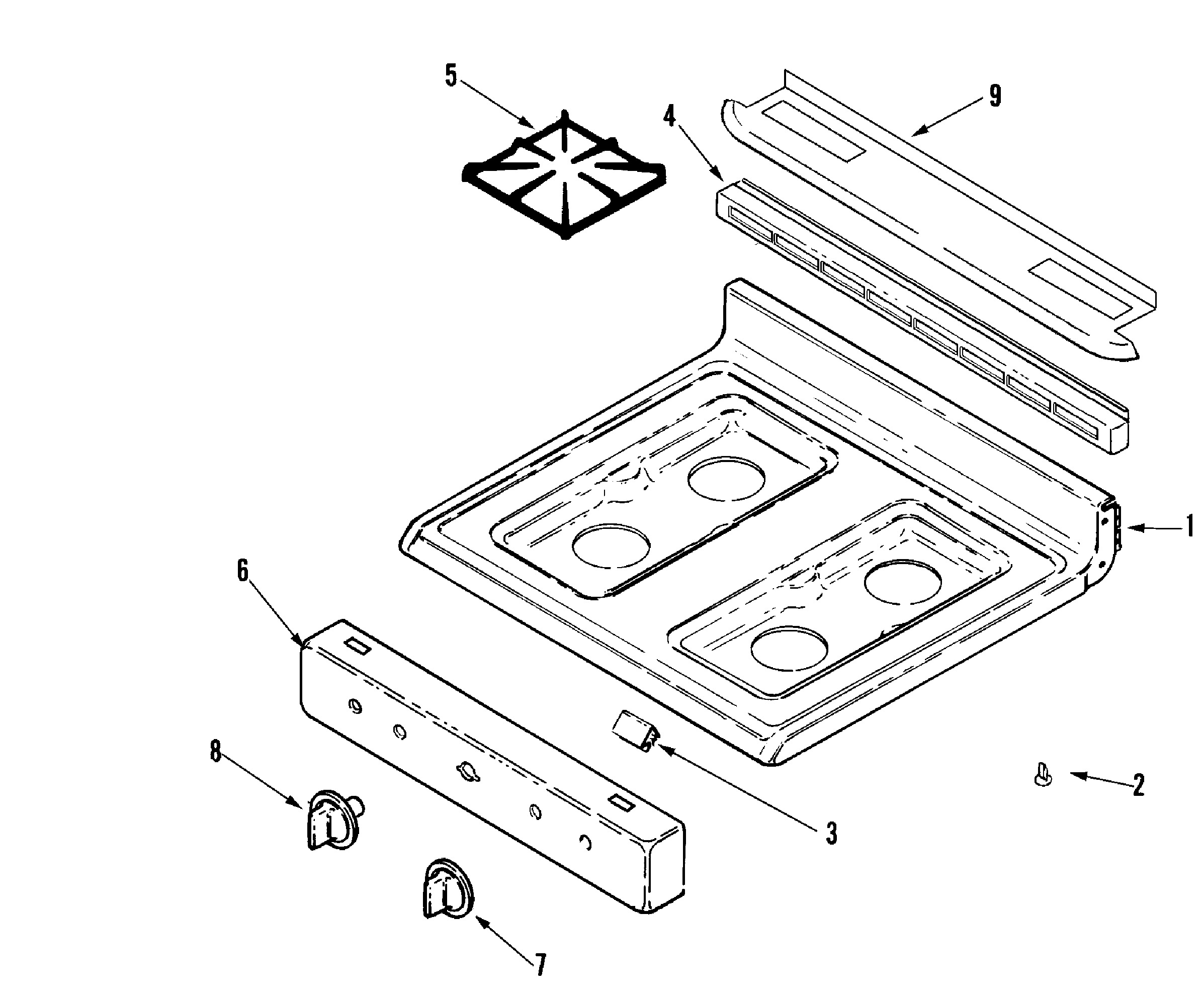 Maytag MLR4410CXH top assembly diagram