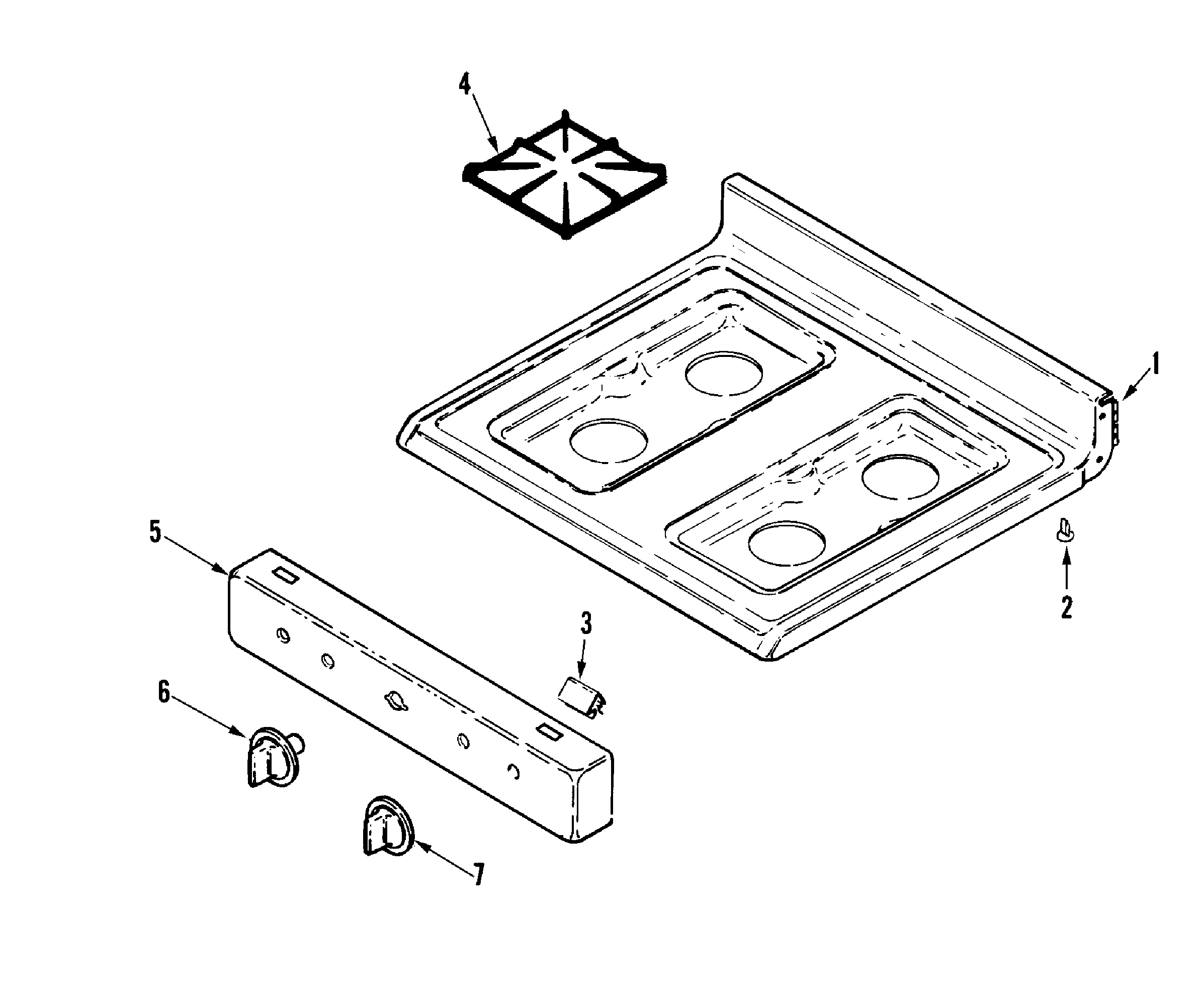 Maytag CBR1420BGW top assembly diagram