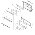 Maytag CBR142MBGH door/drawer diagram