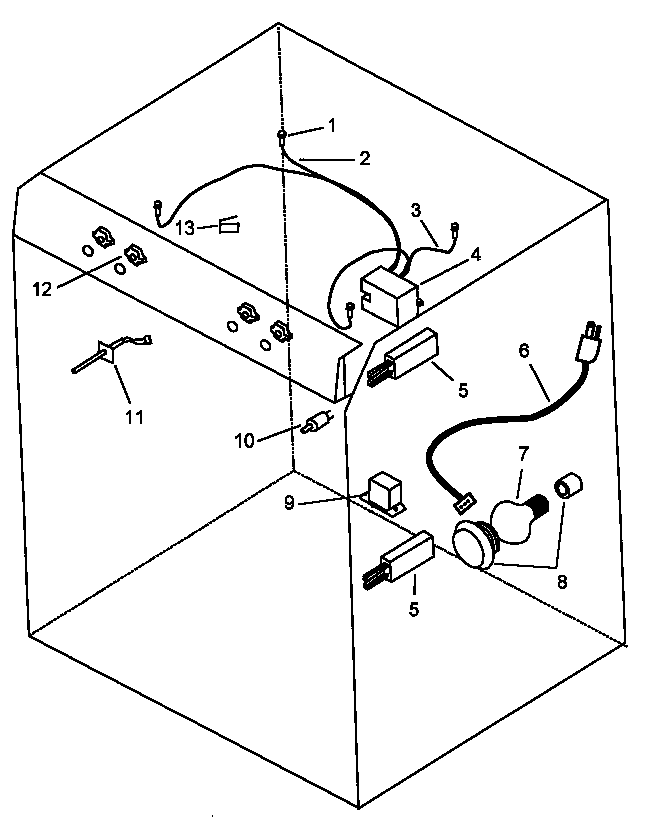 Amana AGS781WW-P1141275NWW electrical components diagram
