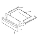 Amana AGS781WW-P1143306NWW storage drawer assy diagram