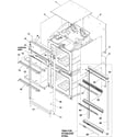 Amana AOGD2750E-P1132529NE cabinet diagram