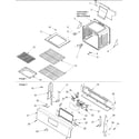 Amana ACF3325AS-PACF3325AS0 cavity and backguard diagram