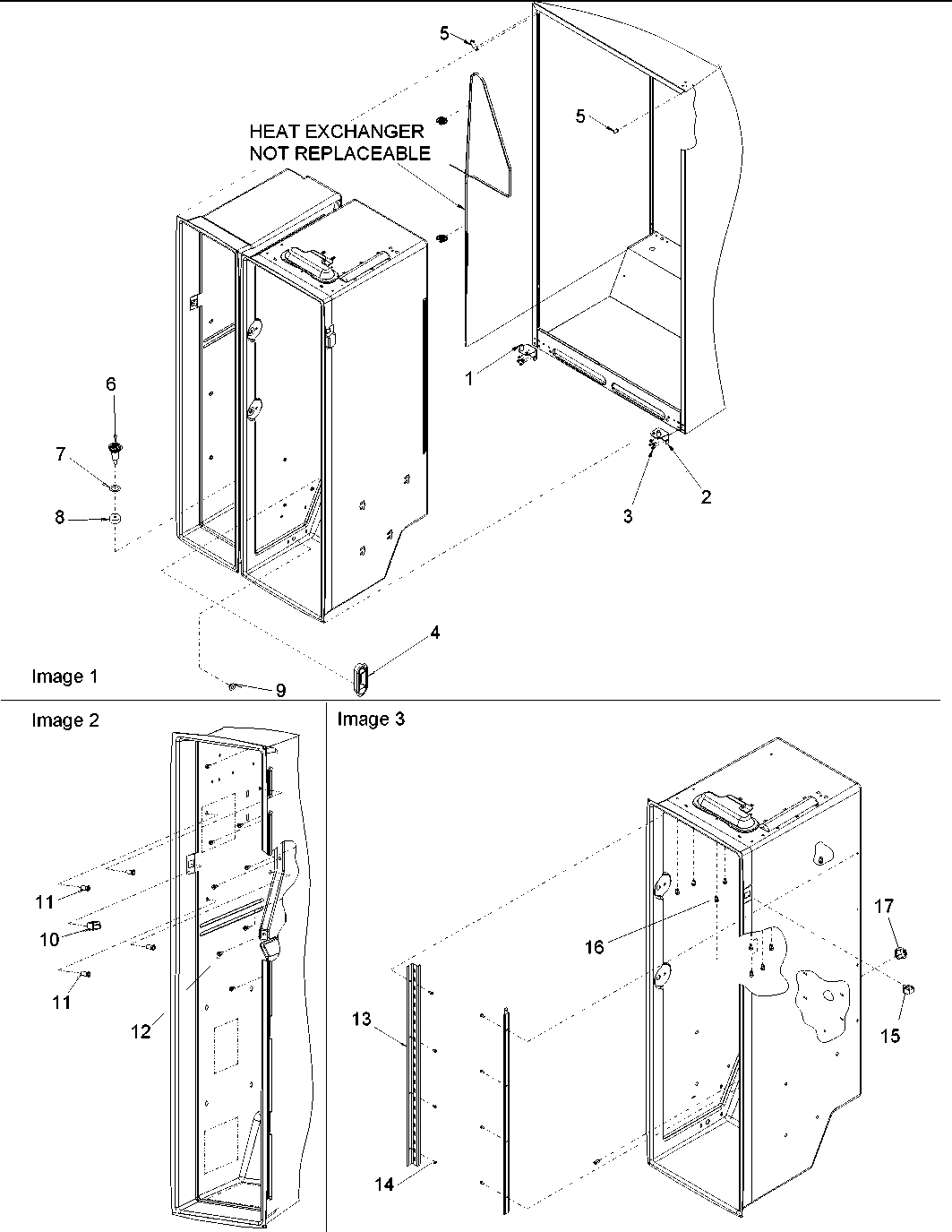 Amana DRSE663BC-PDRSE663BC0 cabinet parts diagram